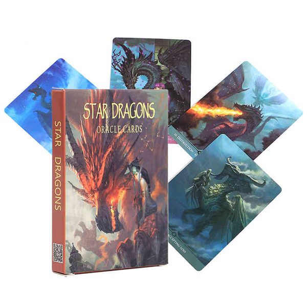 Star dragons Drago rosso Tarocchi oracoli carta ebye gioco da tavolo caldo Carte Offerte del Black Friday