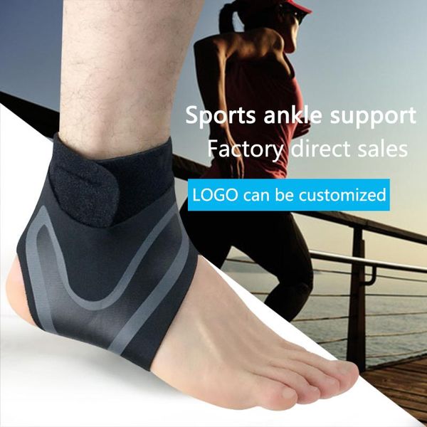 

sport ankle support elastic high protect sports equipment safety running basketball brace, Blue;black