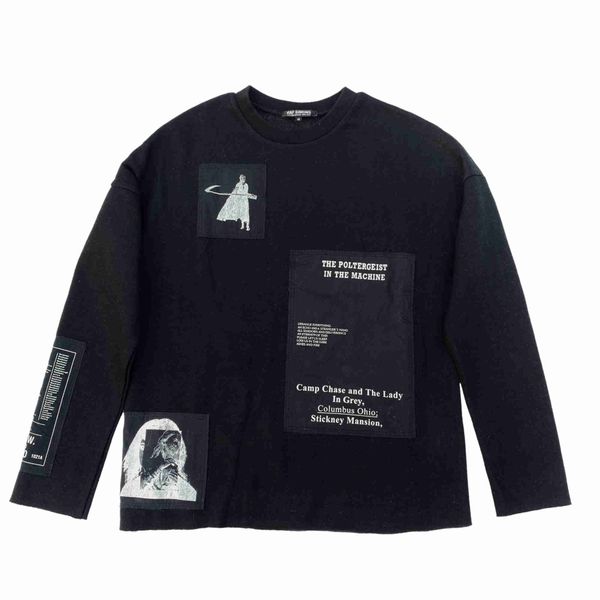 

men's hoodies shtyj raf simons 2005 arch poltergeist sweater, Black
