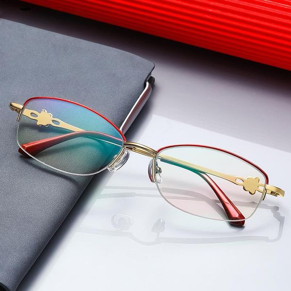 

sunglasses anti blue light flower reading glasses women half frame prebyopia spectacles hyperopia eyeglasses +1.0+1.5+2.0+2.5+3.0+3.5+4.0, White;black
