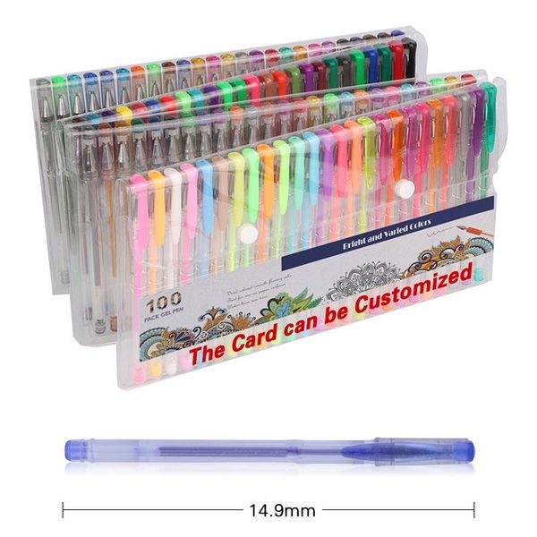 

highlighters 120 colours/set highlighter drawing graffiti colors pen glitter sketch gel pens painting art office school children stationery, Black;red