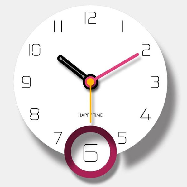 

wall clocks swing clock modern design nordic style living room fashion creative bedroom silent quartz watches