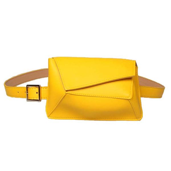 

korean style candy color women fanny bag irregular waist pack phone bag