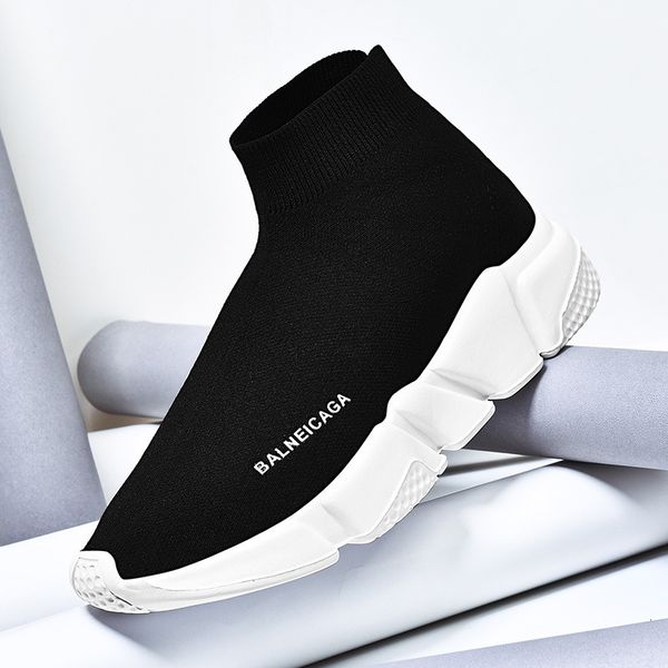 

large 2021 summer couple socks sports thick soled cover feet fashion elastic sho, Black