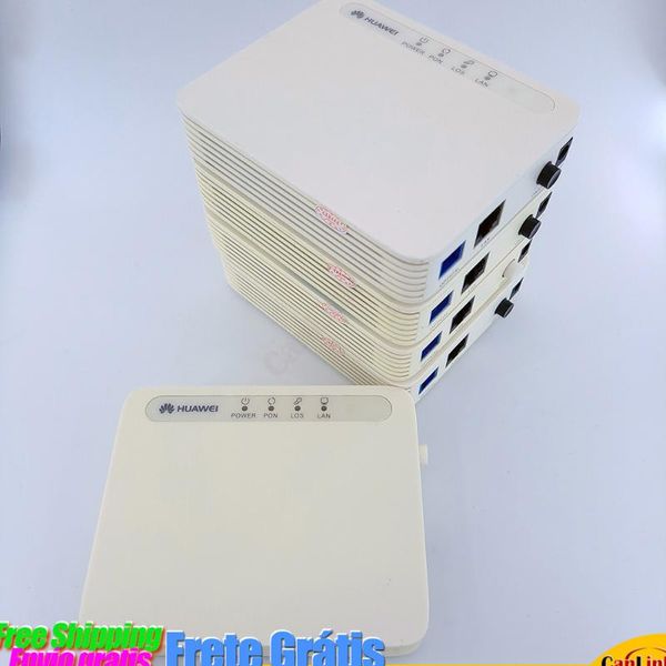 

50/100pcs high value huawei hg8010 fe gpon epon terminal onu ftth fiberhome secondhand modem ont with est english firmware fiber optic equip