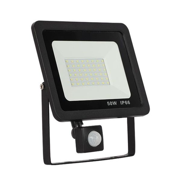 

floodlights pir motion sensor led floodlight 30w 50w 100w 220v waterproof outdoor wall garden spotlight reflector light projector