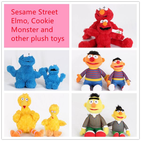 

sesame street plush toy doll elmo sweet cake with paragraph strange dolls