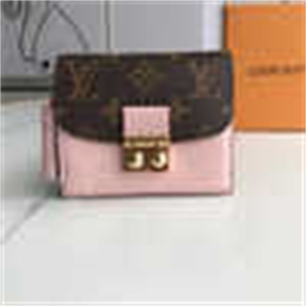 

wallet brand designer leather luxury m60208 chain women's bag long wallet card pouches bag mobile wallets phone bag key real key card h, Red;black