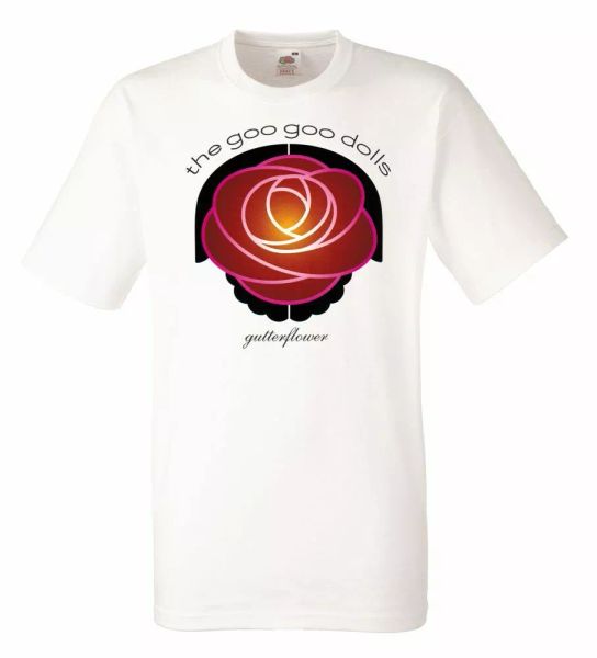 

goo goo dolls gutterflower white mens t-shirt men rock band tee shirt, White;black