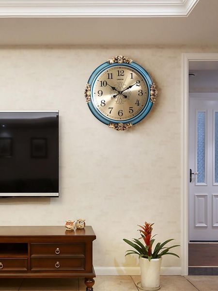 

luxury europe style wall clock decor silent large digital modern design creative needle reloj pared room decoration clocks