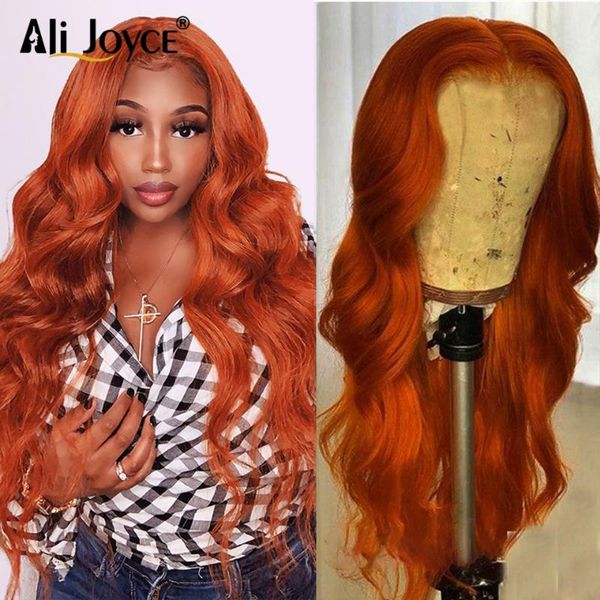 

body wave t part lace wig orange color 13Ã1 baby hair swiss for black women remy brazilian human wigs, Black;brown