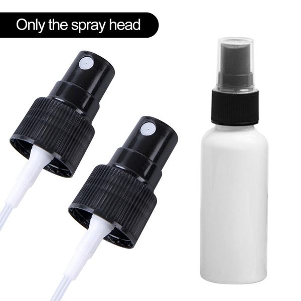 

storage bottles & jars 5/7/10pcs 18/20r black plastic powder press pump head nozzle for cosmetic lotion/emulsion bottle with clear full cap