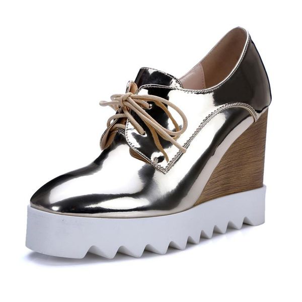 

dress shoes fashion wedges heel women high heels pumps quality, Black