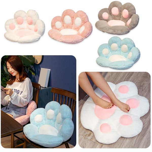 

cushion/decorative pillow 1pc soft animal seat cushion stuffed plush sofa indoor floor home chair decor winter children girls gift
