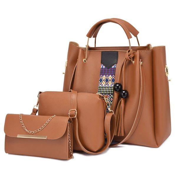 

duffel bags 2021 style messenger bag handbag shoulder women's fashion daughter multi piece set cross border