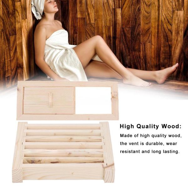 

wooden sauna air vent set steam room equipment accessories vents blinds pool &