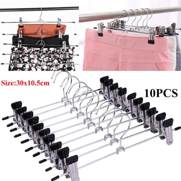 

hangers & racks 2021 est home clothes skirt with slip-anti hook strong durable materia clip 10pcs