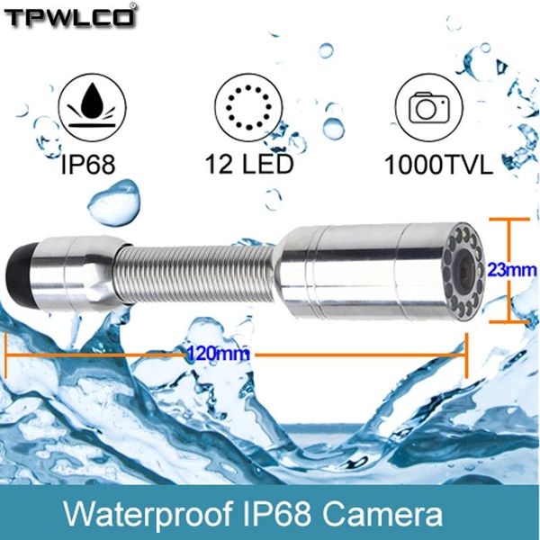 

waterproof 23mm pipeline head used for pipe inspection equipment ip cameras