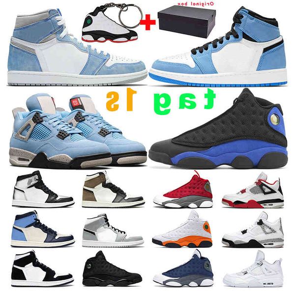 

jumpman mens boots shoes 1s women university blue hyper royal 13s flint black cat 4s white cement fire red outdoor sport sneaker