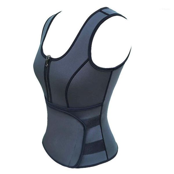 Damen Shapers Großhandel - S - 5XL Frauen Schweißverbesserndes Taillenkorsett Trainer Saunaanzug Sexy Weste Body Shaper Shapewear E951