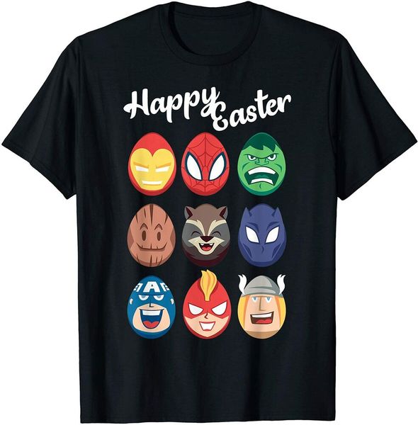 

easter eggs happy easter basket t-shirt size s-5xl, White;black