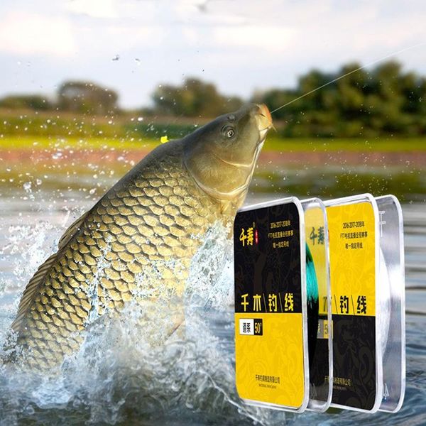 

braid line fishing line, super soft and strong, main genuine strand, nylon imported from japan 50m