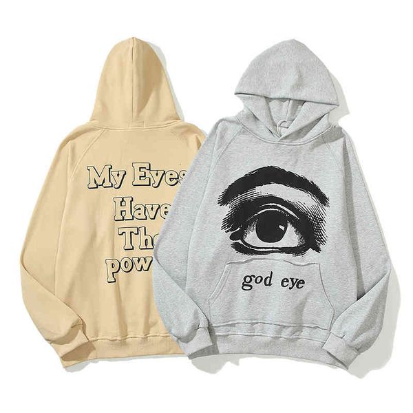 

hoodies high street kanye men and wo with hip hop eye of god old hoodie wo, Black