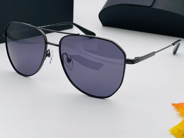 

63xs new fashion sunglasses with uv protection for men vintage oval metal frame popular come with case classic sunglasses, White;black