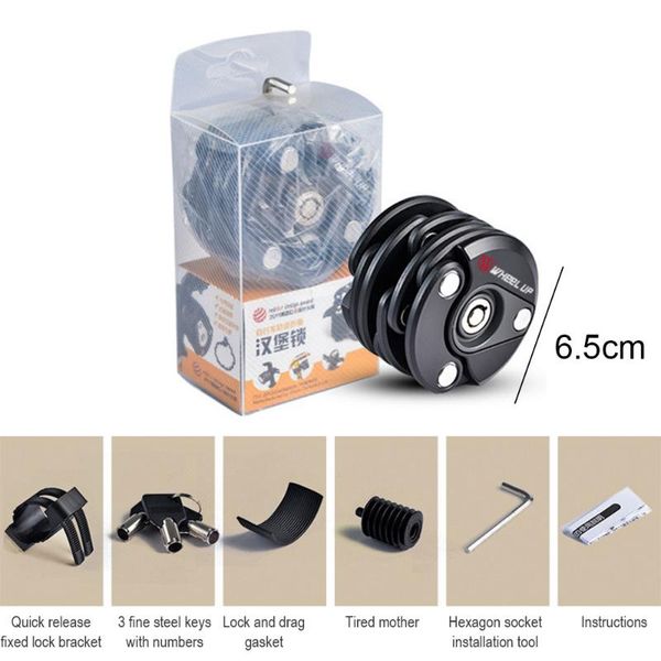 

bike locks wheel up w bicycle lock with 3 keys foldable zinc alloy powerful security cycling mount bracket chain