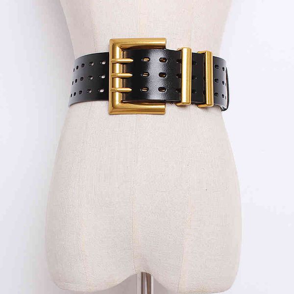 

2021 low price wholesale corset belt plus size designer belts for women genuine leather all match waist cummerbunds wide cinturon mujer znho, Black;brown