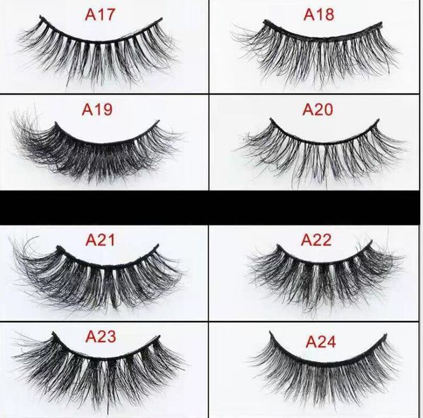 

lashes long cilios maquiagem false eyelashes upper real mink makeup thick 3d1