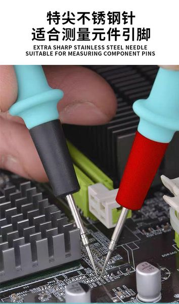 

cell phone repairing tools multimeter test leads universal cable/ thin tip needle multi meter lead probe wire pen cable tester