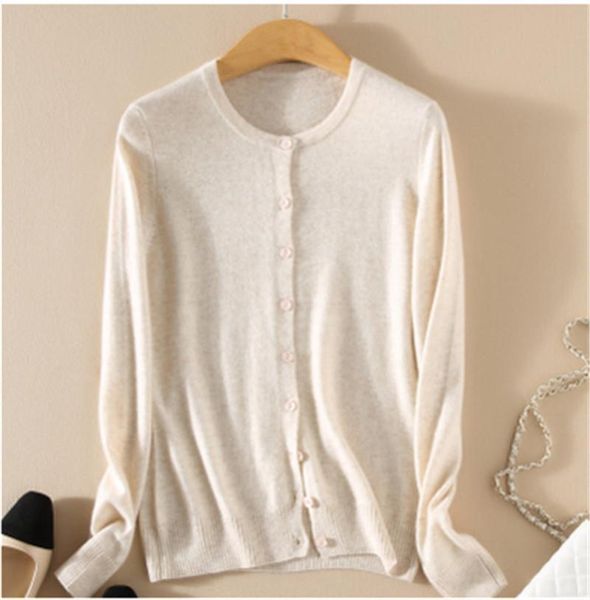 

thin black o neck womens sweater button cardigans cashmere knitted wool cardigan autumn women long sleeve slim oversize, White;black