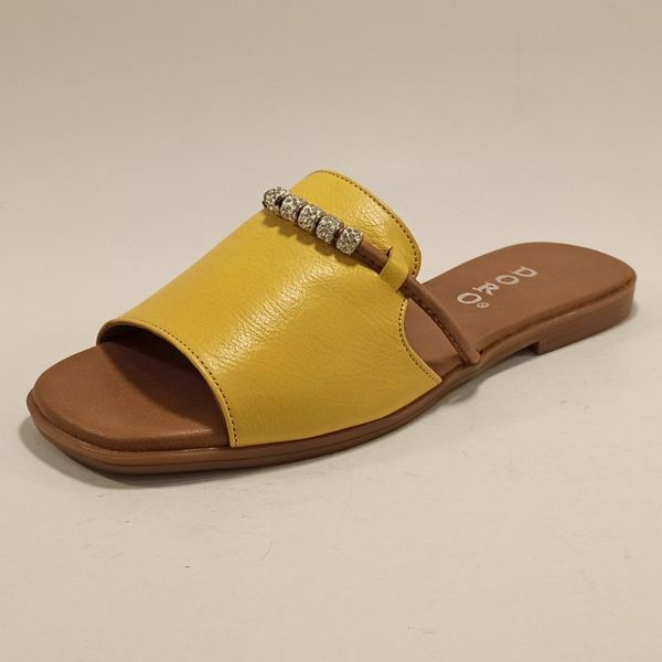 

women yellow slippers spring summer fashion flat flip flops lightweight comfortable sandals real genuine leather soft sole shoes, Black