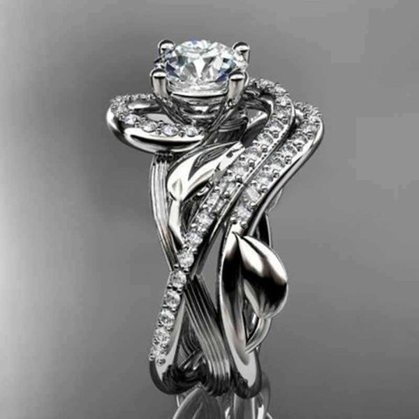 

wedding rings fashion women infinity silver color ring engagement size 6-10, Slivery;golden