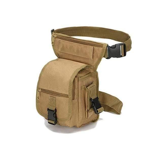 

men canvas drop leg bag waist fanny pack belt hip bum military travel motorcycle versatile tactical outdoor bags