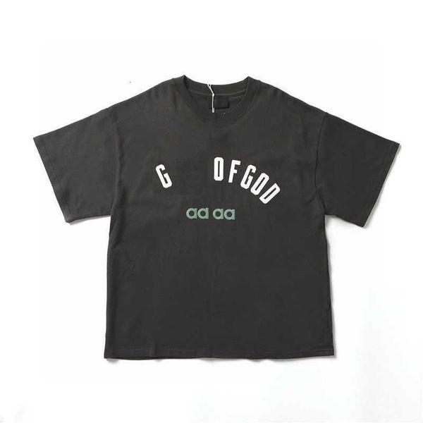 

men's t-shirts high street hip-hop foam letter shirt comfortable casual summer 2021, White;black