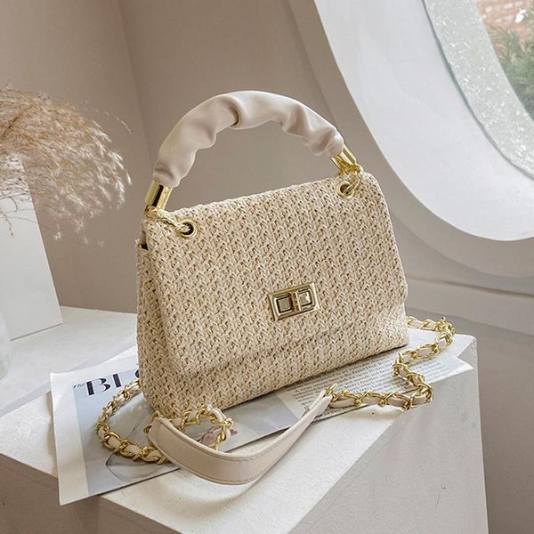 

axukes straw woven design summer style ladies messenger bag shoulder bohemian handbag bags