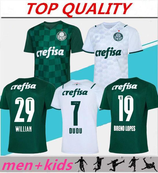 

21 22 palmeiras soccer jersey home green dudu g.jesus b. henrique alecsandro 2021 2022 men + kids football shirt sets, Black