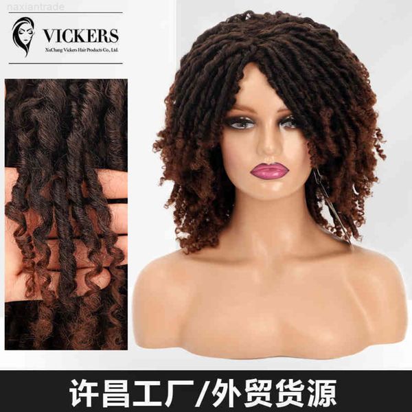 

dirty pigtail sve head set small roll wig, Black
