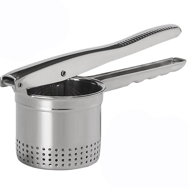 

blender stainless steel potato ricer and masher, premium manual mashed fruit lemon squeezer - citrus press juicer