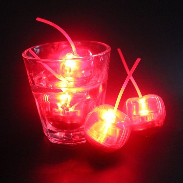 

led lamp simulation fruit waterproof luminous cherry ice bar supplies
