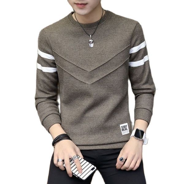 

men's polos male casual sweater with a turtleneck on, men's knitting jacket, round collar, fashion abw8, White;black