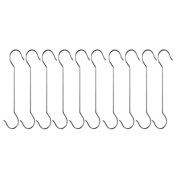 

hooks & rails 10pcs 16 inch extra large long outdoor plant hanging s - for baskets, bird feeders, wind chimes, garden ornaments