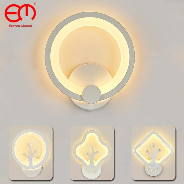 

wall lamp modern acrylic light children's room bedside bedroom led lamps arts creative corridor aisle sconce decor ac220v