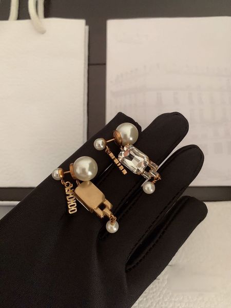 

70% off luxury jewelry 2021 new letter pendant earrings wjzu, Golden;silver