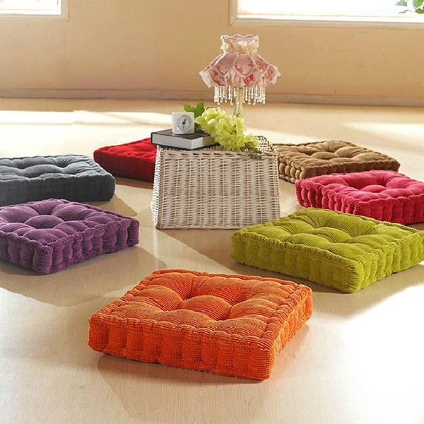 

cushion/decorative pillow chair pad square futon mattress office back seat cushion winter thicken tatami