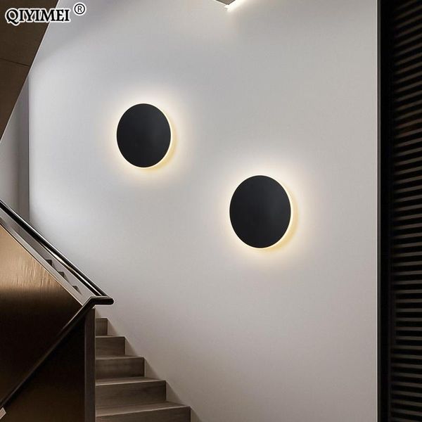 

modern wall lamps touch sensor lights for bedroom bedside aisle stair living study room background luminarie indoor lighting lamp