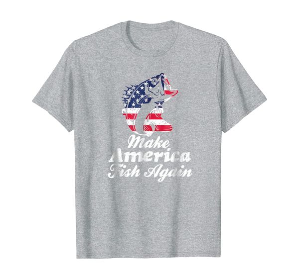 

Make America Fish Again Veterans T-Shirt, Mainly pictures