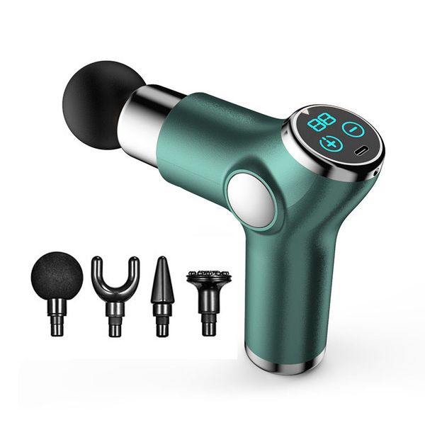 

mini massage gun professional fitness shaping portable fascia gun led digital display deep muscle tissue pain relief massager